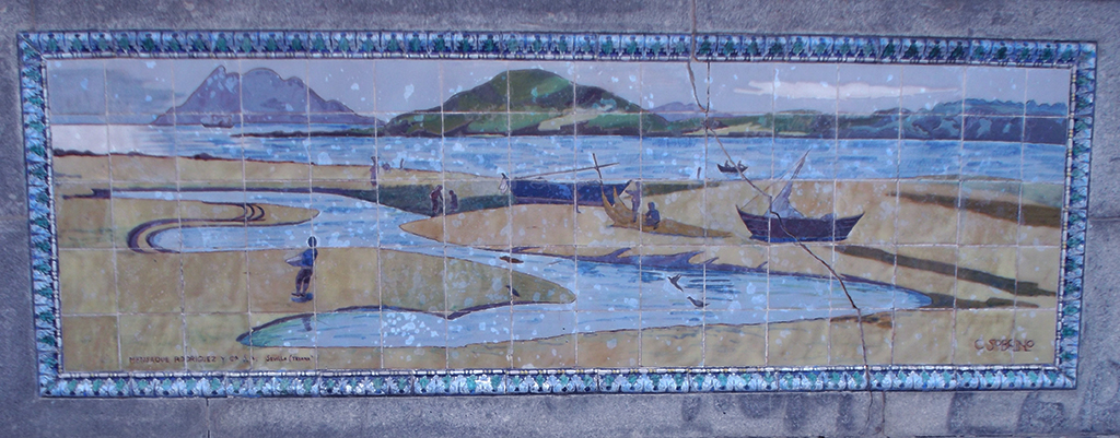 Azulejos de la Alameda de Pontevedra.