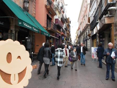 La mítica calle Sierpes de Sevilla