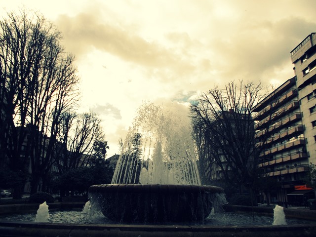 Fuente central de la Alameda de Vigo