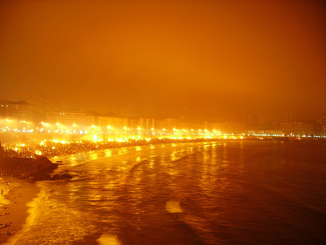 Una noche de San Juan en A Coruña