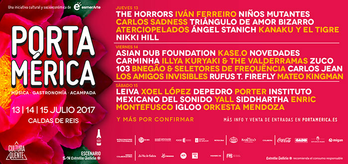 Cartel del Festival Portamérica 2017