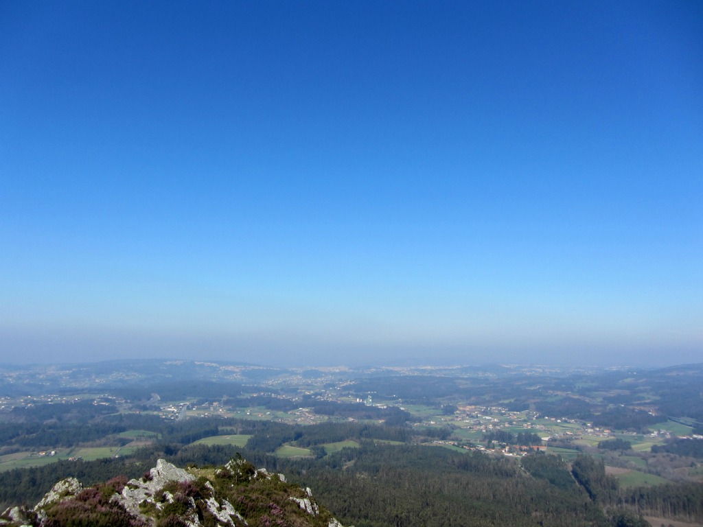 Santiago de Compostela desde el Pico Sacro.