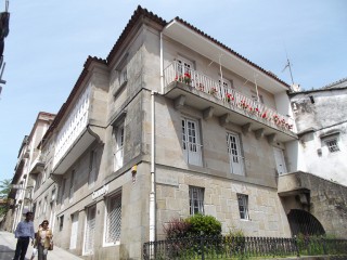 Antigua casa de Valle Inclán en Pontenvedra.