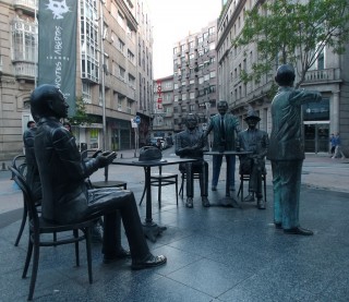 Plaza de San José en Pontevedra.