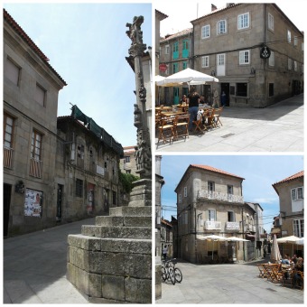 Plaza de las Cinco Calles, en Pontevedra.