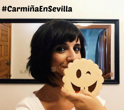 Carmiña en Sevilla con Carolina