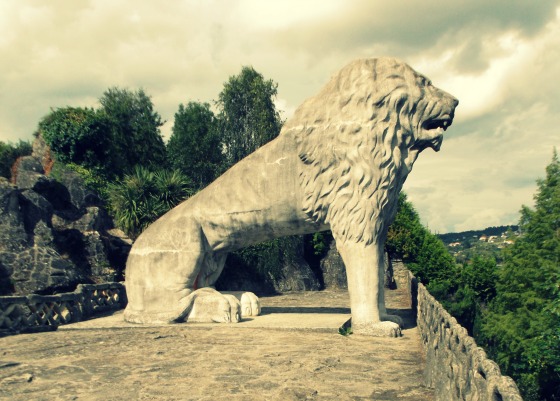 León del Parque do Pasatempo de Betanzos