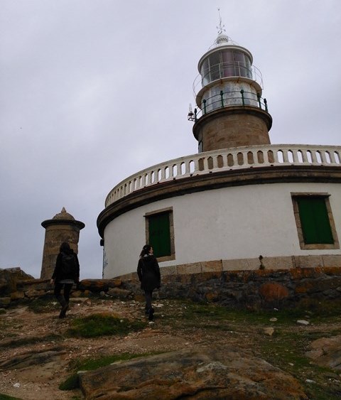 El faro de Corrubedo fue construído en 1853