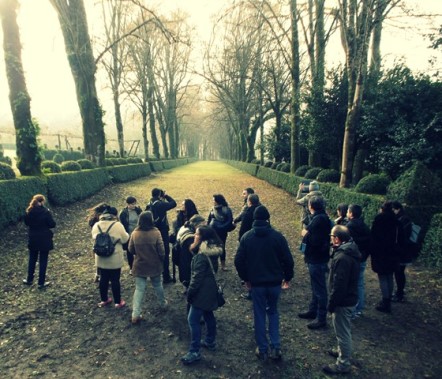 Paseo de los Tilos en el Pazo de Oca