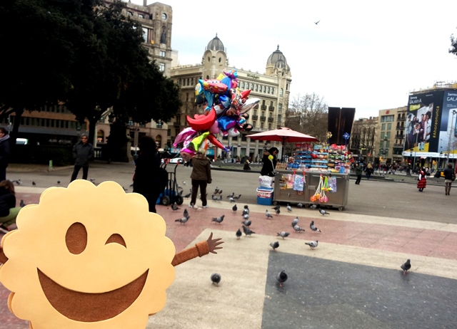 Plaza de Catalunya, en Barcelona