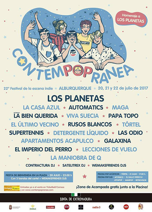 Cartel del festival Contempopránea 2017