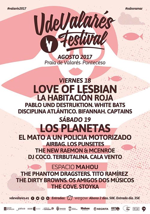 Cartel del festival VdeValarés 2017