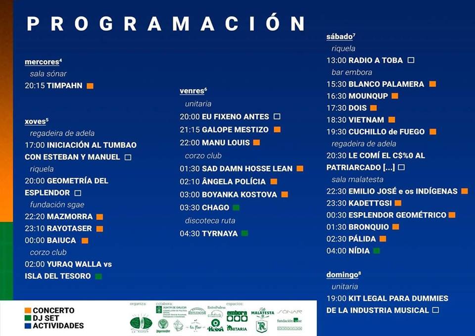 Melona Fest: más de 20 actuaciones repartidas por toda la ciudad - cartel del festival