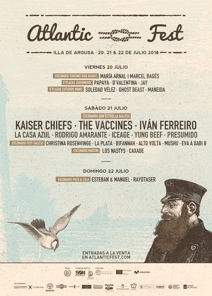 El cartel del Atlantic Fest 2018