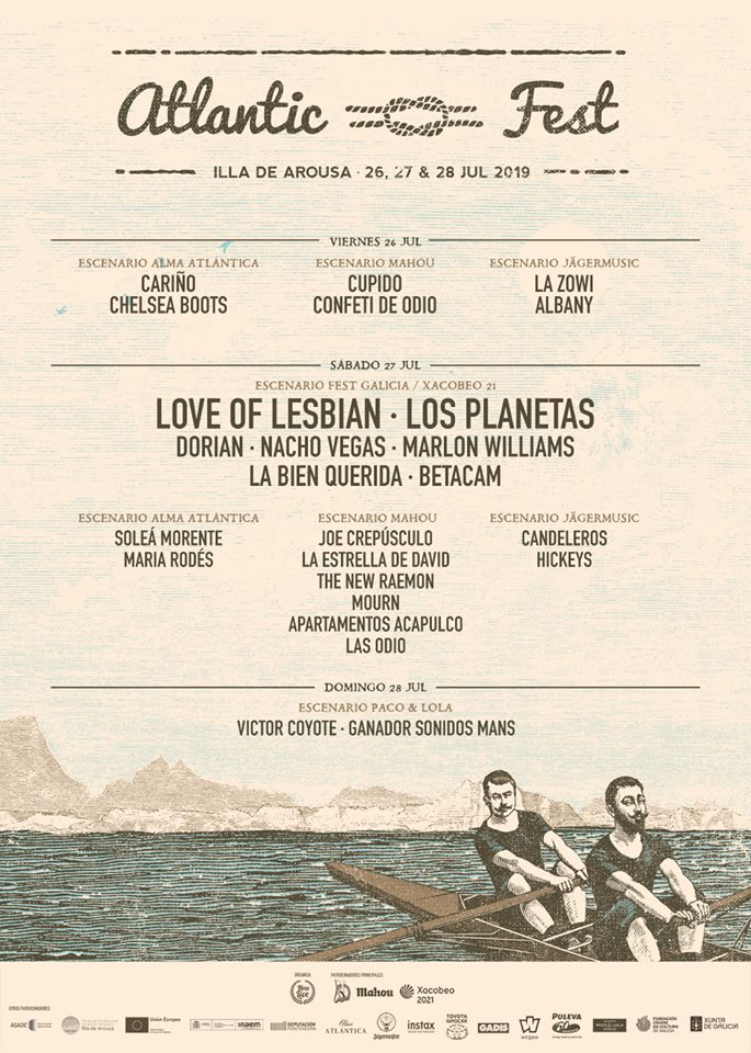 El cartel del Atlantic Fest 2019